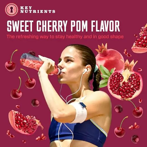 KEY NUTRIENTS Multivitamin Electrolytes Powder No Sugar - Sweet Cherry Pom Electroly KEY NUTRIENTS Au supplements