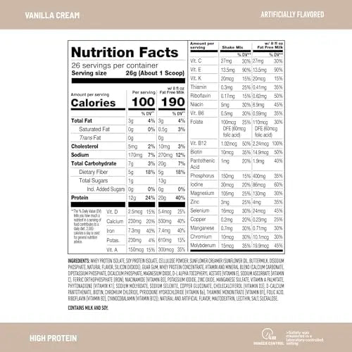 SlimFast High Protein Meal Replacement Powder, 26 Servings, Advanced Nutrition SlimFast Au supplements