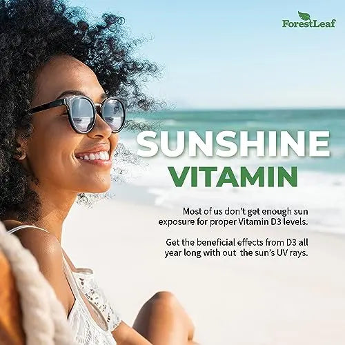 ForestLeaf - Vitamin D3 IU Weekly Supplement (Unflavored -10000-180 Count) ForestLeaf Au supplements