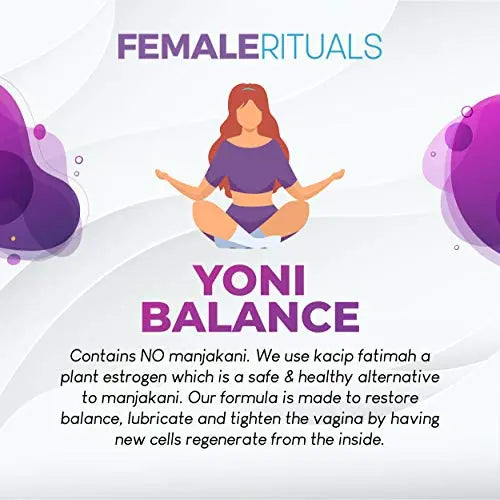 FEMALE RITUALS Yoni Balance Vaginal Tightening Pills 30 Pack - Vaginal Rejuvenation & Vagina Moisturizer FEMALE RITUALS Au supplements