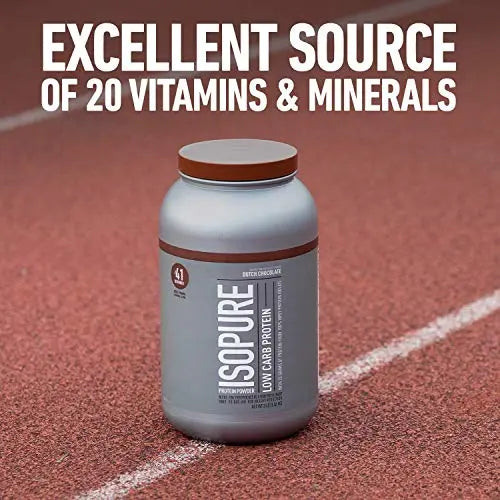 Isopure Protein Powder, Low Carb Whey Isolate with Vitamin C & Zinc for Immune Support Isopure Au supplements