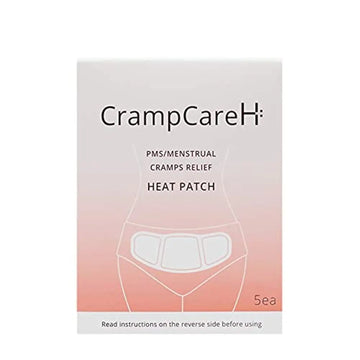(5 Patches) CrampCareH PMS/Menstrual Cramps Relief Heat Patch with Wide Wings, FDA Registered CrampCareH Au supplements