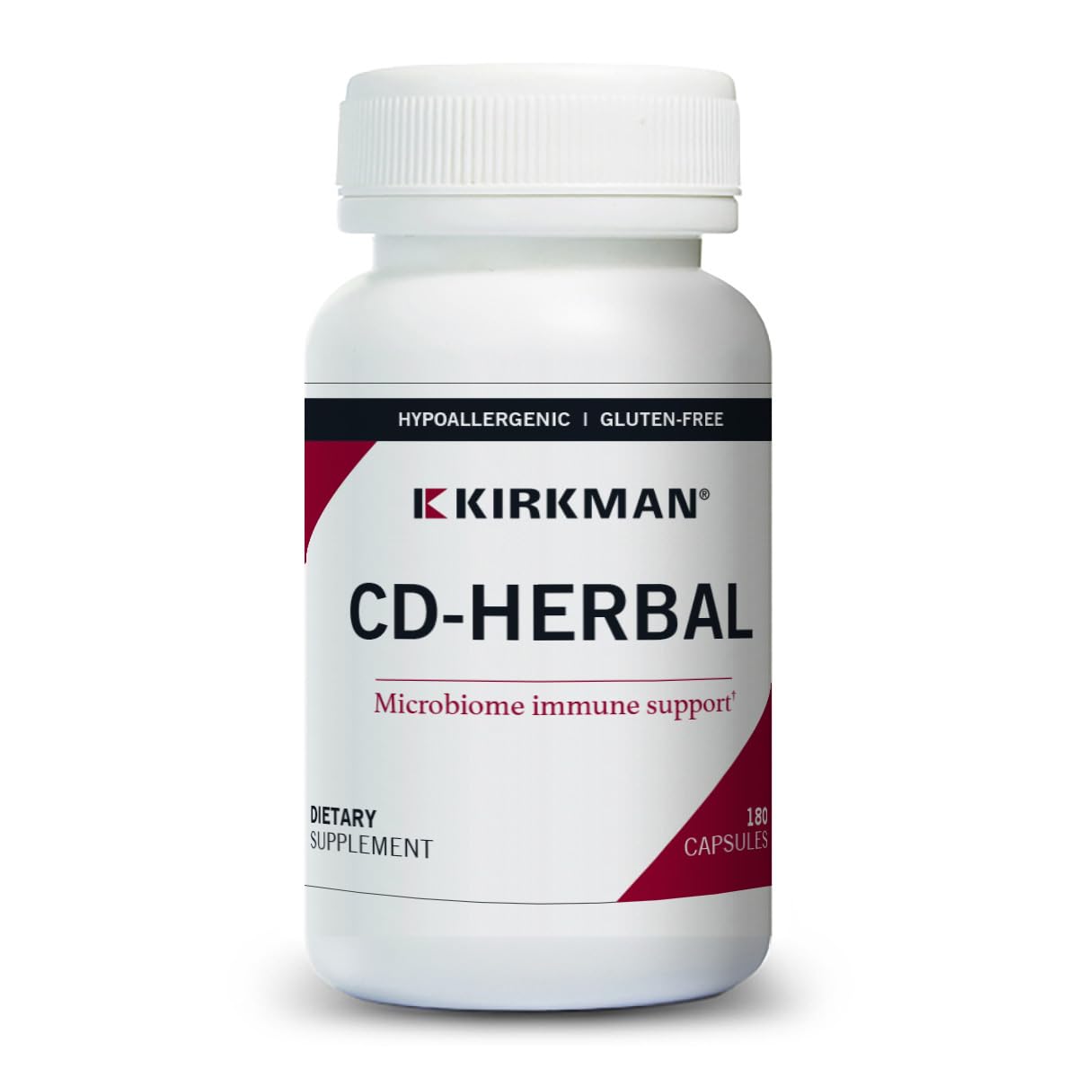 Kirkman CD-Herbal - Hypoallergenic -180 Vegetarian Capsules Kirkman Au supplements