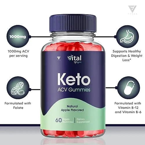 (3 Pack) Vital Ketogenic Keto ACV Gummies for Weight Loss, Vital Private Keto ACV Gummies Fyvus Au supplements