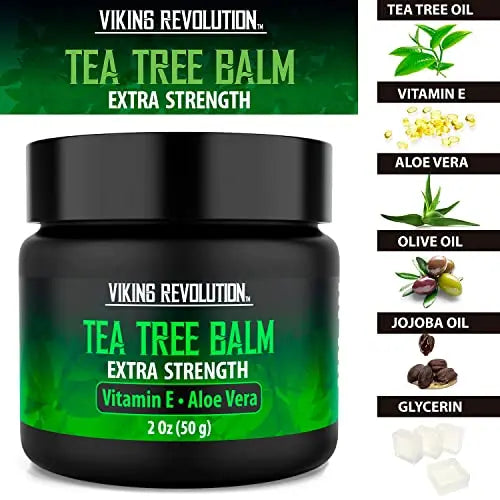 Viking Revolution Tea Tree Oil Cream - Super Balm Athletes Foot Cream - for Eczema Viking Revolution Au supplements