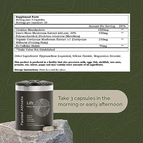 Lift Black Label – Nootropic Brain Booster Supplement for Productivity Fasted Athlete Au supplements