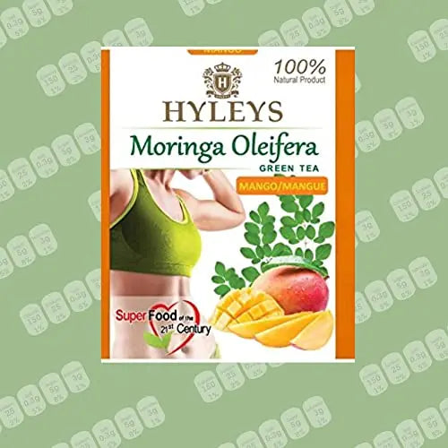Hyleys Tea Moringa Oleifera with Mango Flavor - 25 Tea Bags (Miracle Tree Tea) HYLEYS Au supplements