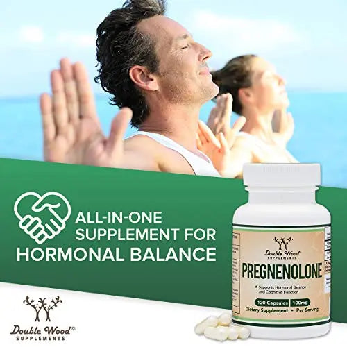 Pregnenolone 100mg per Serving (Converted to Progesterone to Boost Progesterone Double Wood Supplements Au supplements
