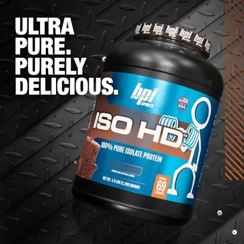 BPI Sports ISO HD Isolate Protein Chocolate Brownie - 69 Servings, 5.4 pounds BPI Sports Au supplements