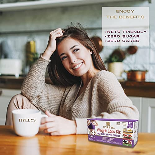 Hyleys 14 Day Weight Loss Tea - 42 Tea Bags (1 Pack), Detox Tea for Cleanse HYLEYS Au supplements