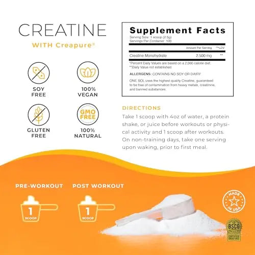 One Sol Creatine for Women Booty Gain, All Natural Women's Creatine Powder One Sol Au supplements