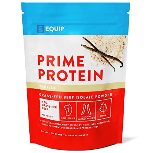 Equip Foods Prime Protein - Grass Fed Beef Protein Powder Isolate - Gluten Free Carnivore Equip Au supplements