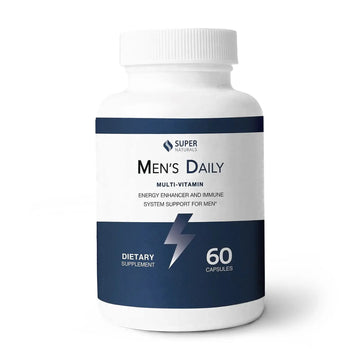 Super Naturals Men's Daily Multivitamin Energy Enhancer and Immune System Support for Men (60 Capsules, 30 Day Supply) JLM NUTRITIONALS Au supplements