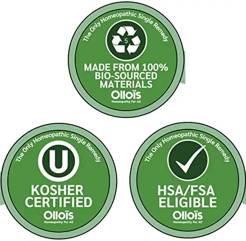 OLLOIS Phosphorus 200ck Organic, Lactose-Free, Kosher Homeopathic Medicine, 80 Pellets (Pack of 3) OLLOÏS Au supplements
