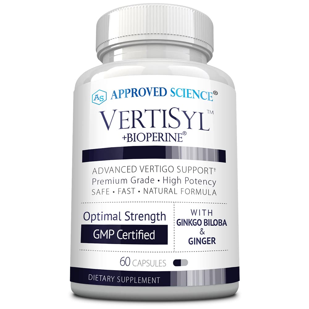 Approved Science VertiSyl - Ginkgo Biloba, Ginger, Vitamin D3, BioPerine - 60 Capsules - 1 Month Supply Approved Science Au supplements