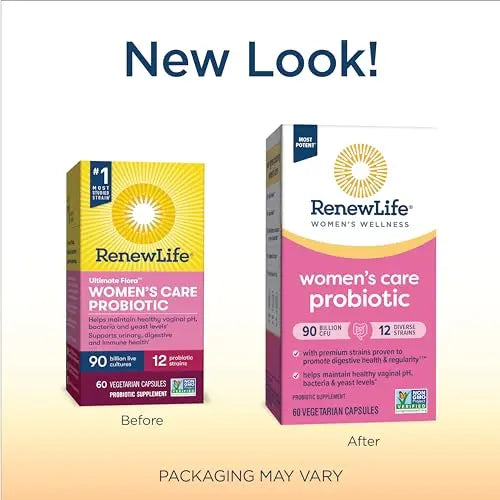 Renew Life Women's Probiotic Capsules, Supports pH Balance for Women, Vaginal Renew Life Au supplements