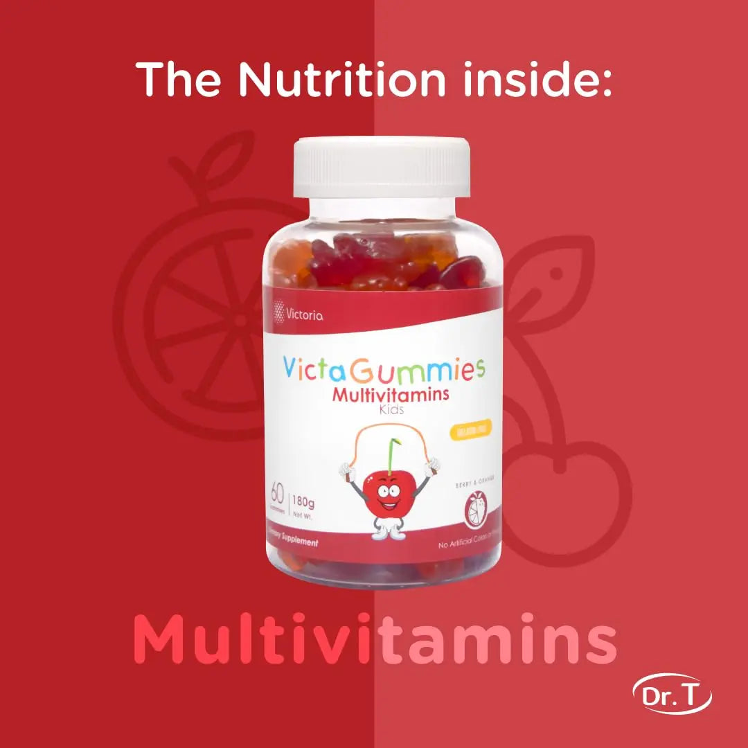 Dr. T Kids Multivitamin Gummies – Daily Vitamins for Kids Ages 2+, with A, C, D, E, B & Folic Acid – Supports Bone Strength, Immunity & Overall Health Dr. T Au supplements
