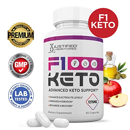 (3 Pack) F1 Keto Pills 800MG Includes goBHB Exogenous Ketones Advanced Ketosis Justified Laboratories Au supplements