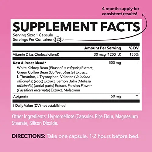 Night Time Fat Burner for Women | Weight Loss and Sleep Support Blend With Apigenin HAVASU NUTRITION Au supplements
