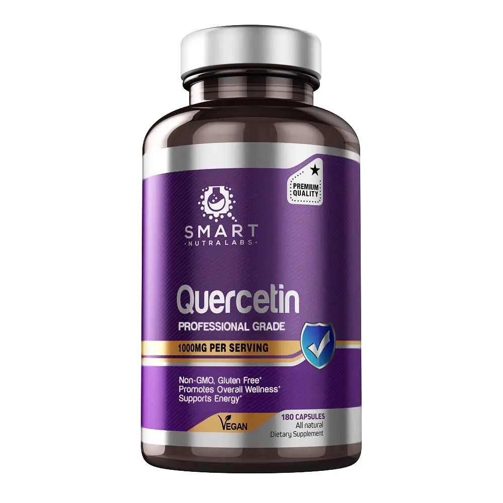 SMART NUTRA LABS Quercetin 1000mg- 180 Vegan Capsules SMART NUTRA LABS Au supplements