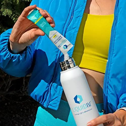 Liquid I.V. Hydration Multiplier - Lemon Lime - Hydration Powder Packets | Electrolyte Liquid I.V. Au supplements