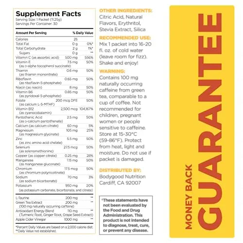 Pureboost Apple Cider Vinegar Superfoods Clean Energy Drink Mix, Boosted with 1,000 mg Pureboost Au supplements