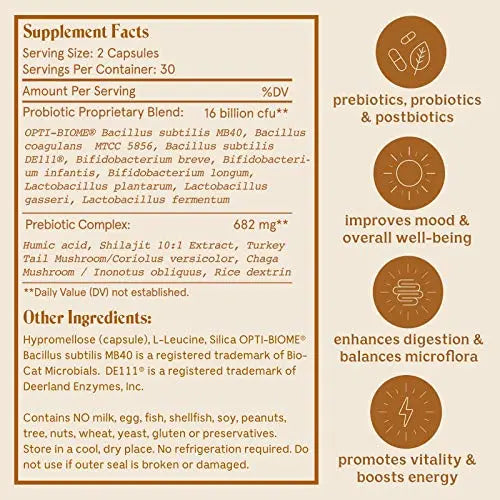 Solluna by Kimberly Snyder Feel Good SBO Probiotics Soil Based Organisms (SBOs) Solluna by Kimberly Snyder Au supplements