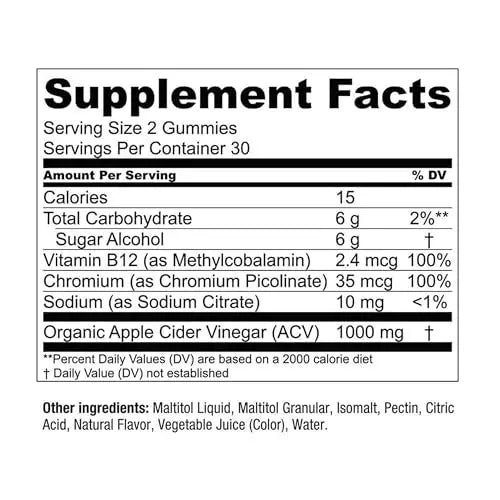 Essential Elements Zero-Sugar ACV Apple Cider Vinegar Gummies from “The Mother” Essential Elements Au supplements