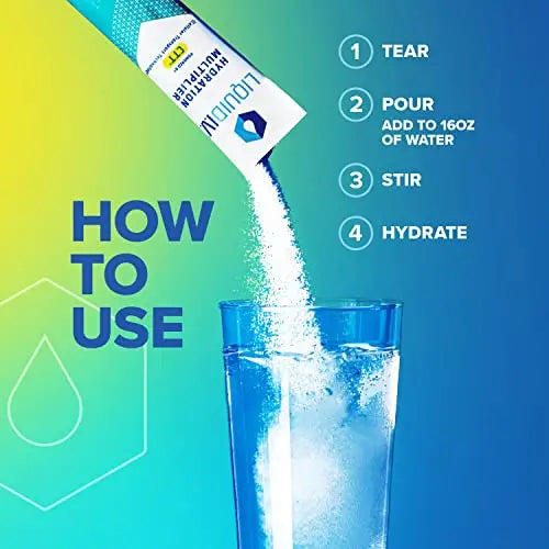 Liquid I.V. Hydration Multiplier - Tropical Punch - Hydration Powder Packets | Electrolyte Liquid I.V. Au supplements