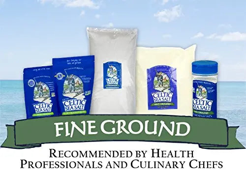 Celtic Sea Salt, Fine Ground, 8 Ounce, 0.5 Pound (Pack of 1) Celtic Sea Salt Au supplements