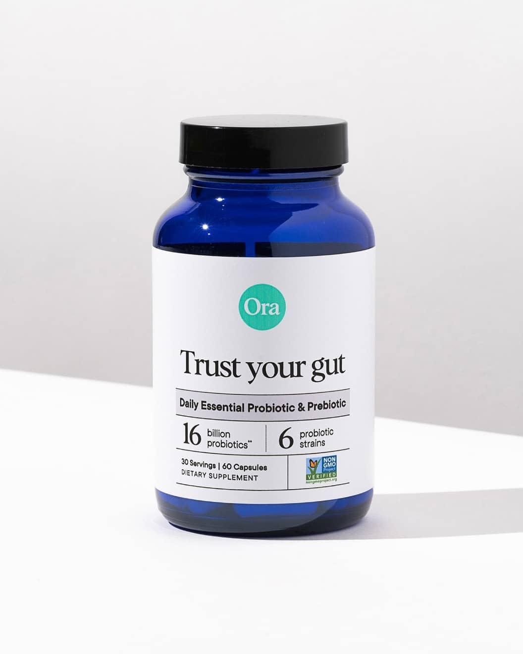Ora Organic Probiotics with Prebiotics for Digestive Health 16 Billion CFU - Trust Your Gut - Strains - Acidophilus Lactobacillus Breve Bifidum Lactis Ora Organic Au supplements