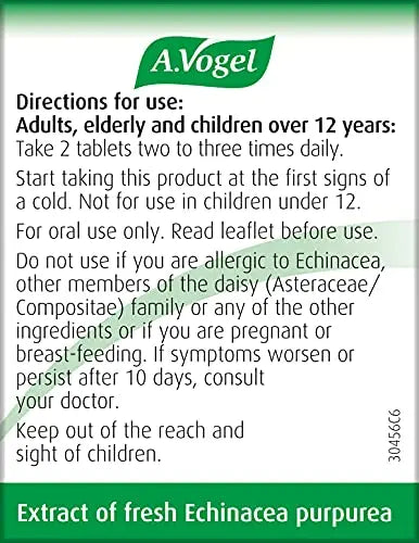 A.Vogel Echinaforce Echinacea Tablets | Relieves Cold & Flu Symptoms by Strengthening A.Vogel Au supplements
