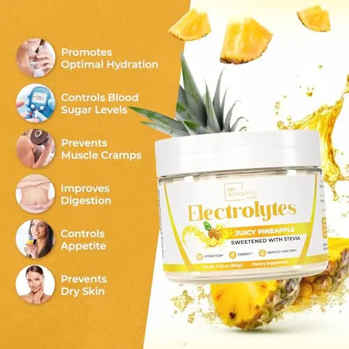Keto Electrolytes Powder No Sugar -  Made In The USA Electrolyte Mix My Adventure to Fit Au supplements