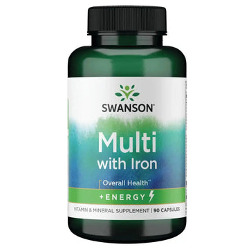 Swanson Active One Multivitamin with Iron 90 Capsules Swanson Au supplements