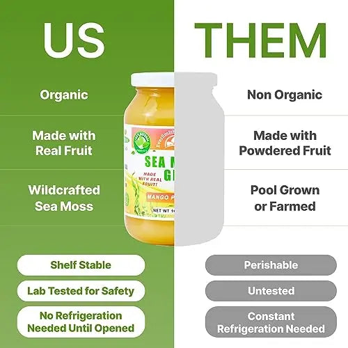 EverSmith Organics - Wildcrafted Irish Sea Moss Gel | Made in USA | Rich in Vitamins EverSmith Organics Au supplements