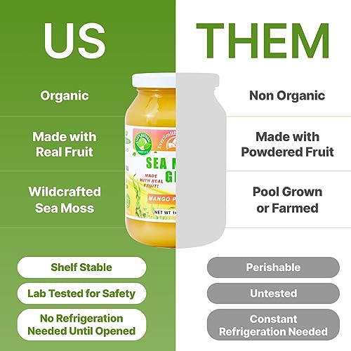EverSmith Organics - Wildcrafted Irish Sea Moss Gel | Made in USA | Rich in Vitamins EverSmith Organics Au supplements