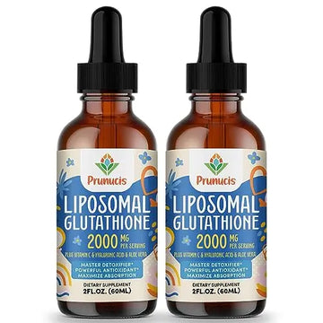 2000MG Liposomal Glutathione Liquid, 98% Absorption, Glutathione Liquid Supplement Prunucis Au supplements