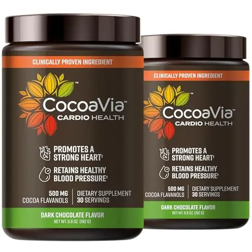 CocoaVia Cardio Health Cocoa Powder, 60 Servings, 500mg Cocoa Flavanols CocoaVia Au supplements