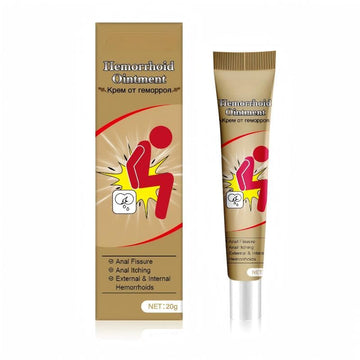 Hemorrhoid Cream, Herbal Hemorrhoid Ointment, Natural Itching & Burning Relief Hemorrhoidal Cream, External Discomfort Support for Men Women 20g Generic Au supplements