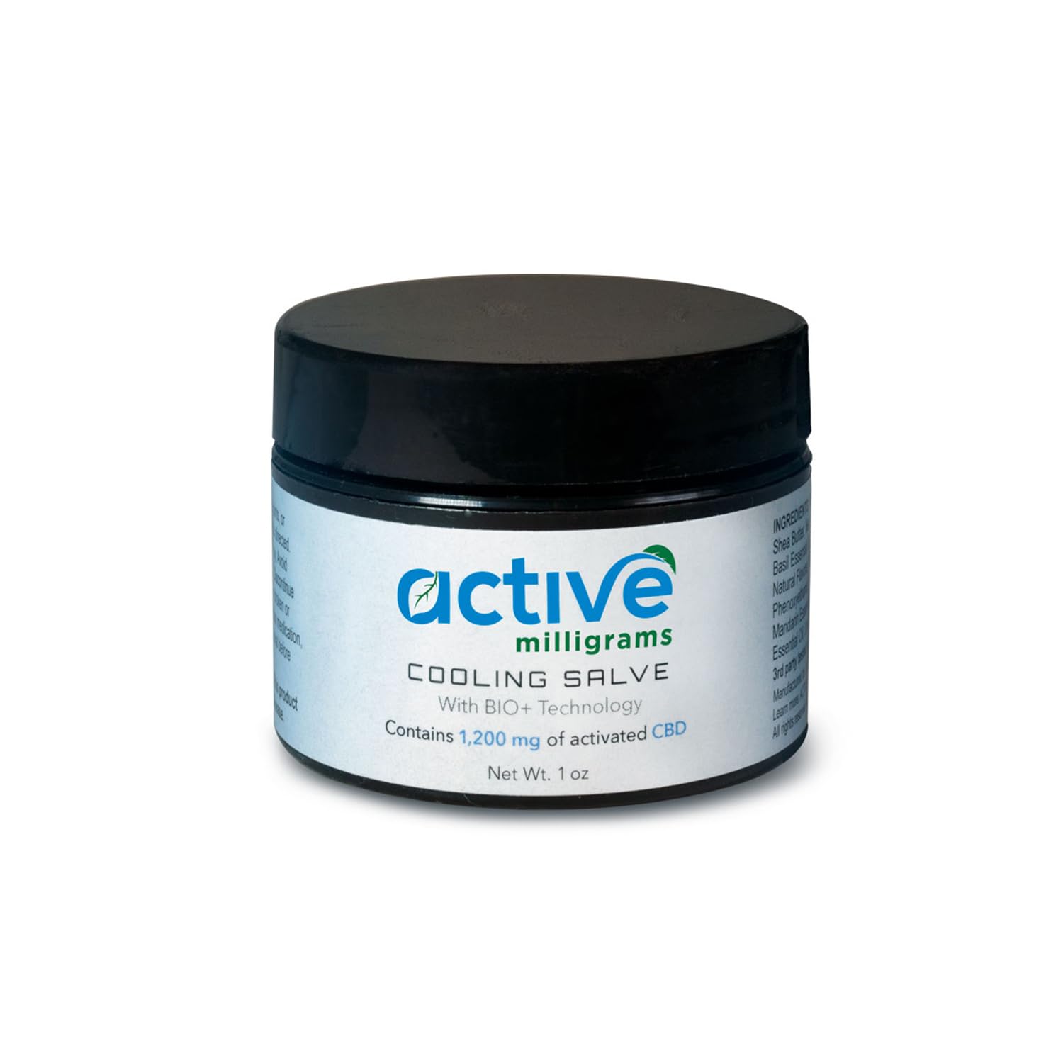 active milligrams Hemp Cooling Salve for Joint & Muscle Relief - Infused with Menthol, Shorea (Sal) Butter, Yarrow Essential Oil – Soothe Discomfort in Back, Knees, Neck, Shoulder, and Elbow - 1 OZ active milligrams Au supplements