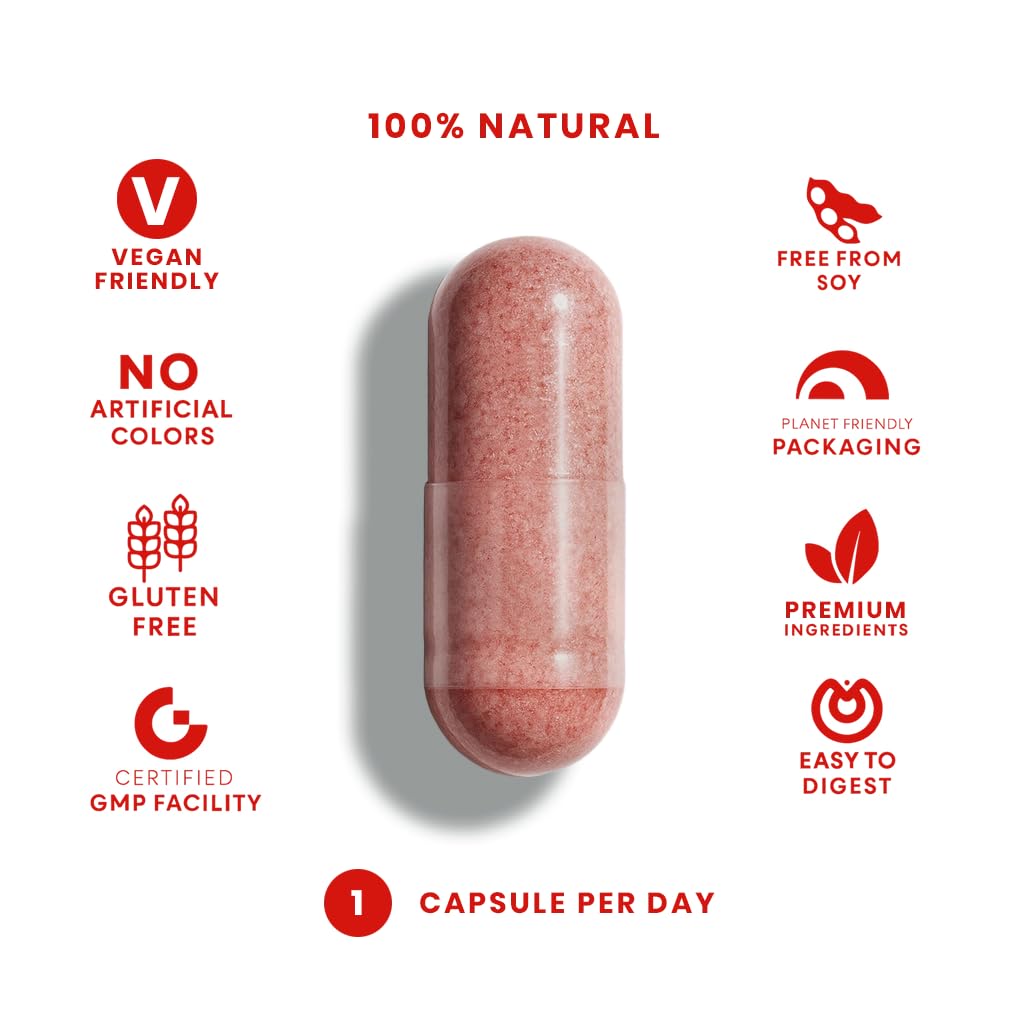 FeelGood Superfoods 1000mg Immune Support Capsules Made with 25 Organic Fruits and Vegetables, Strong Immunity Boosters with Vitamins A, C, D3, and Zinc, 60 Count FeelGood Superfoods Au supplements
