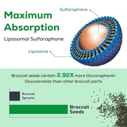 Osasuna Liposomal Sulforaphane 450MG, Maximum Absorption,180 Softgel Osasuna Au supplements