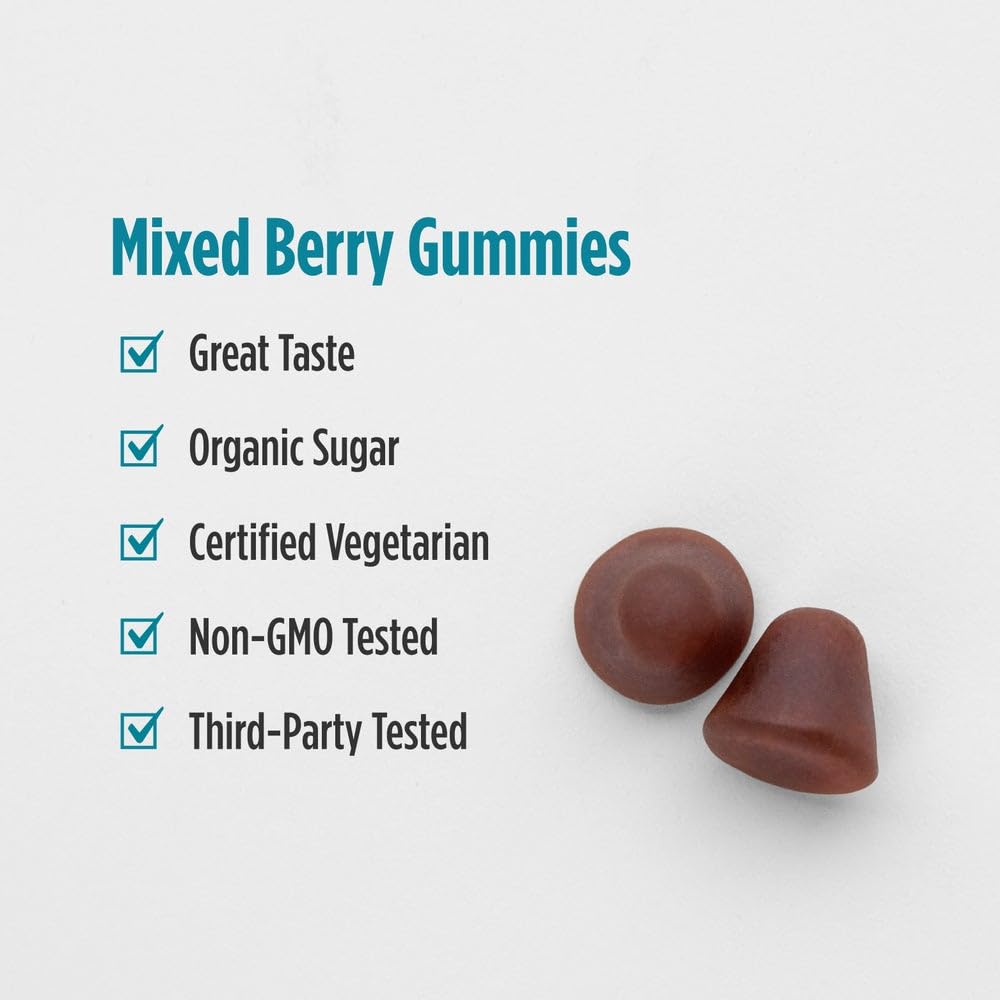 Nordic Naturals Stress Relief Gummies, Mixed Berry, 40 Gummy Supplements, Supports Daily Mood and Immune System Health, Non-GMO, Vegetarian, 20 Servings Nordic Naturals Au supplements