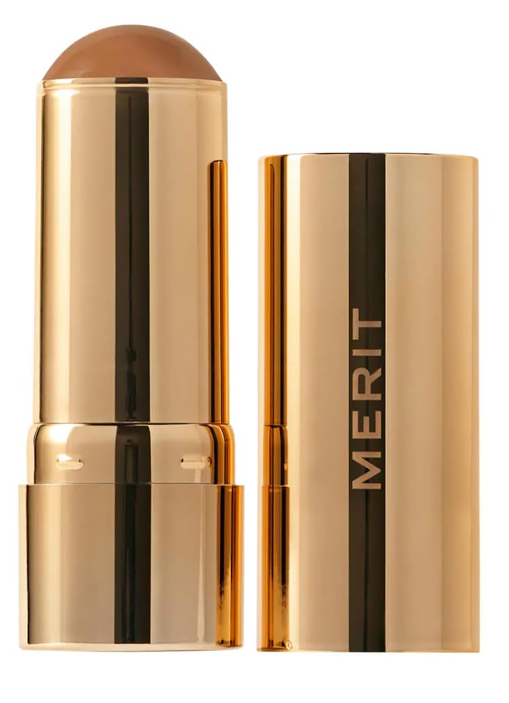 Merité Bronze Balm, Sheer Buildable Cream Sculpting Bronzer, Natural Finish, Lightweight Formula Clay - light skin Aus Healthcare Au supplements