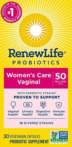 Renew Life Women's Probiotic Capsules, 50 Billion CFU Guaranteed, Supports pH Balance Renew Life Au supplements
