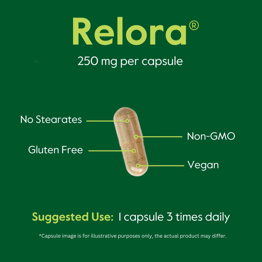 BESTVITE Filler-Free Relora 250mg (240 Vegetarian Capsules) (120 x 2) – Clinically Researched – No Stearates – Vegan – No Fillers – Supports the Management of Occasional Stress* BESTVITE Au supplements