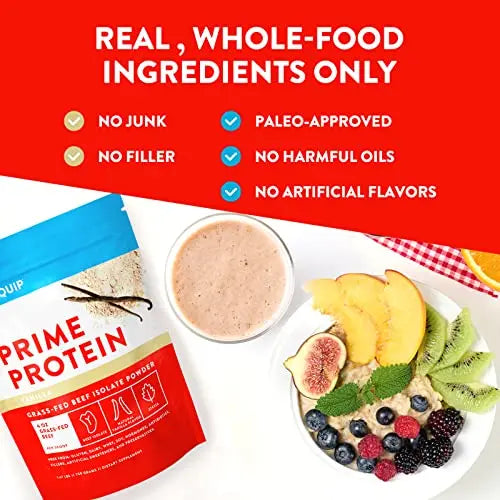 Equip Foods Prime Protein - Grass Fed Beef Protein Powder Isolate - Gluten Free Carnivore Equip Au supplements