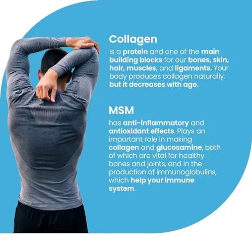 Swedish Nutra Joint Support Collagen - Pack of 500ml, 33 Day Supply | Berry Flavour | with Vitmain C & Glucosamine Swedish Nutra Au supplements