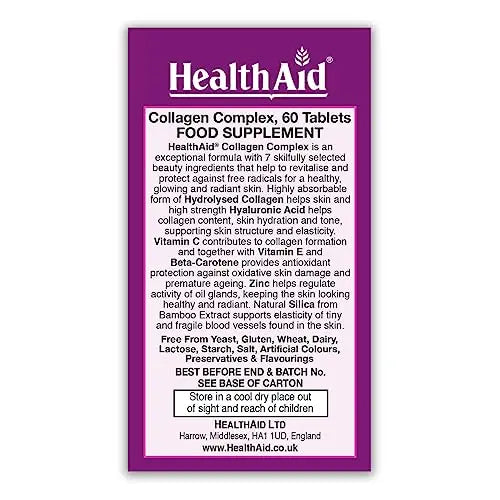 HealthAid Collagen Complex Tablets, 60 HealthAid Au supplements